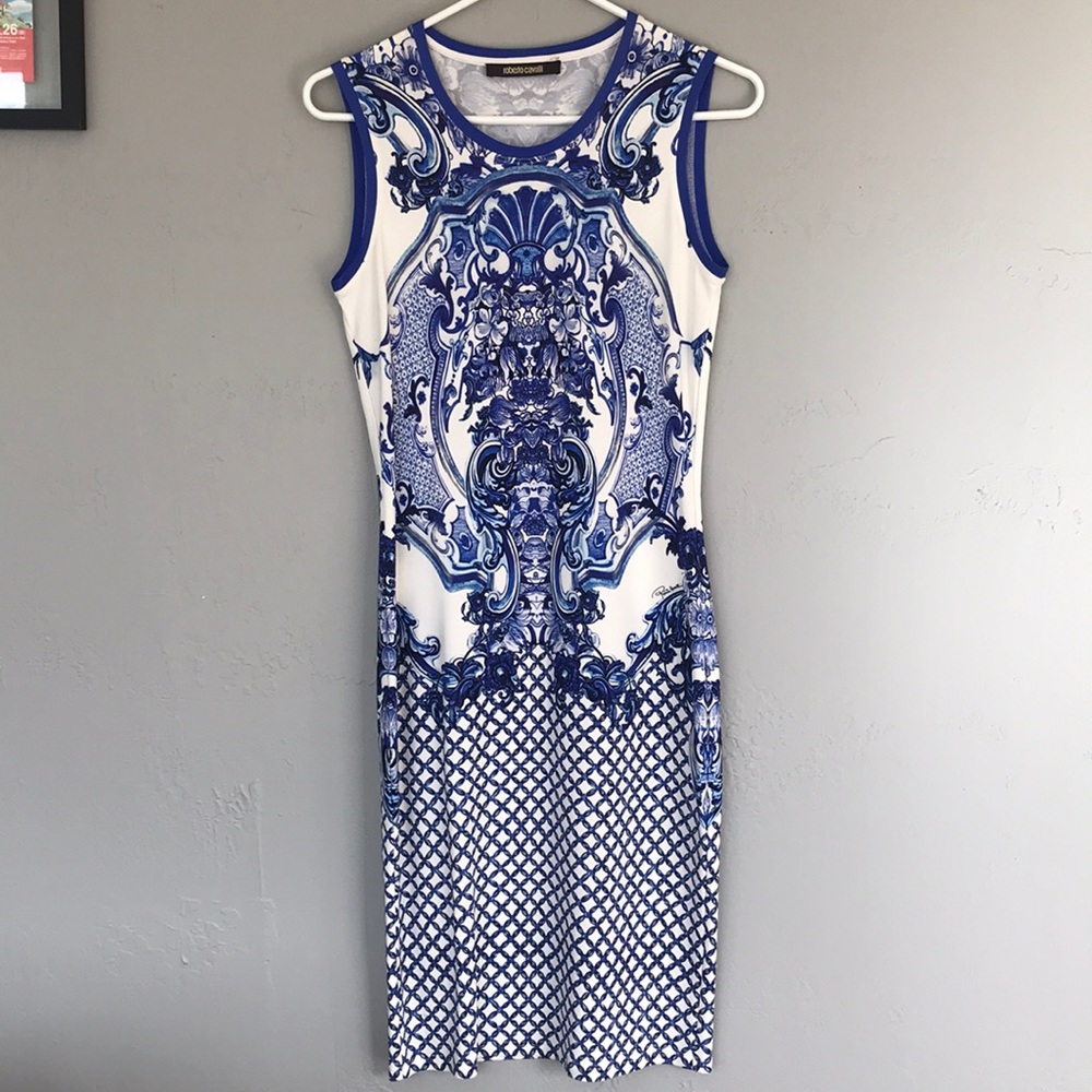 Roberto Cavalli dress 42 IT China print